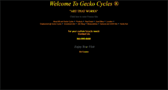 Desktop Screenshot of geckocycles.com