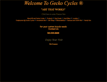 Tablet Screenshot of geckocycles.com